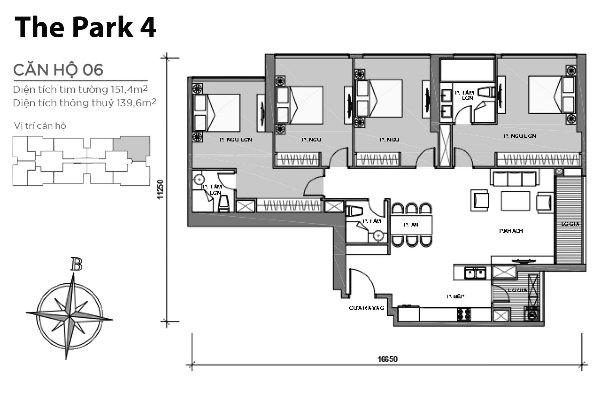 Layout P4-06 | Park 4 - Vinhomes Central Park