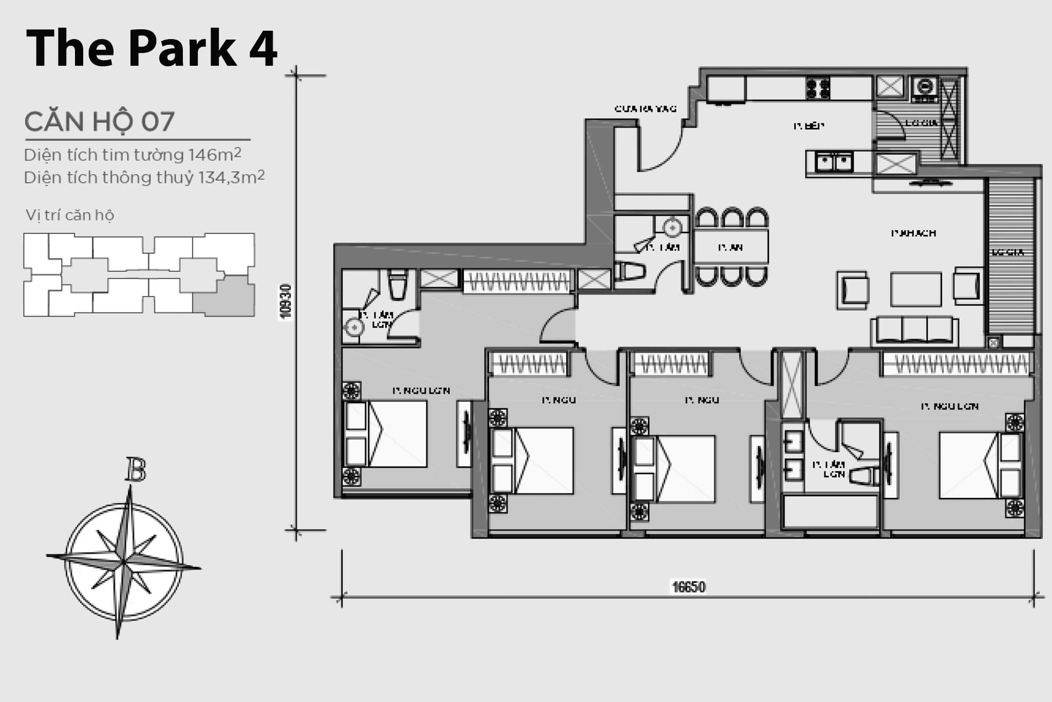 Layout P4-07 | Park 4 - Vinhomes Central Park