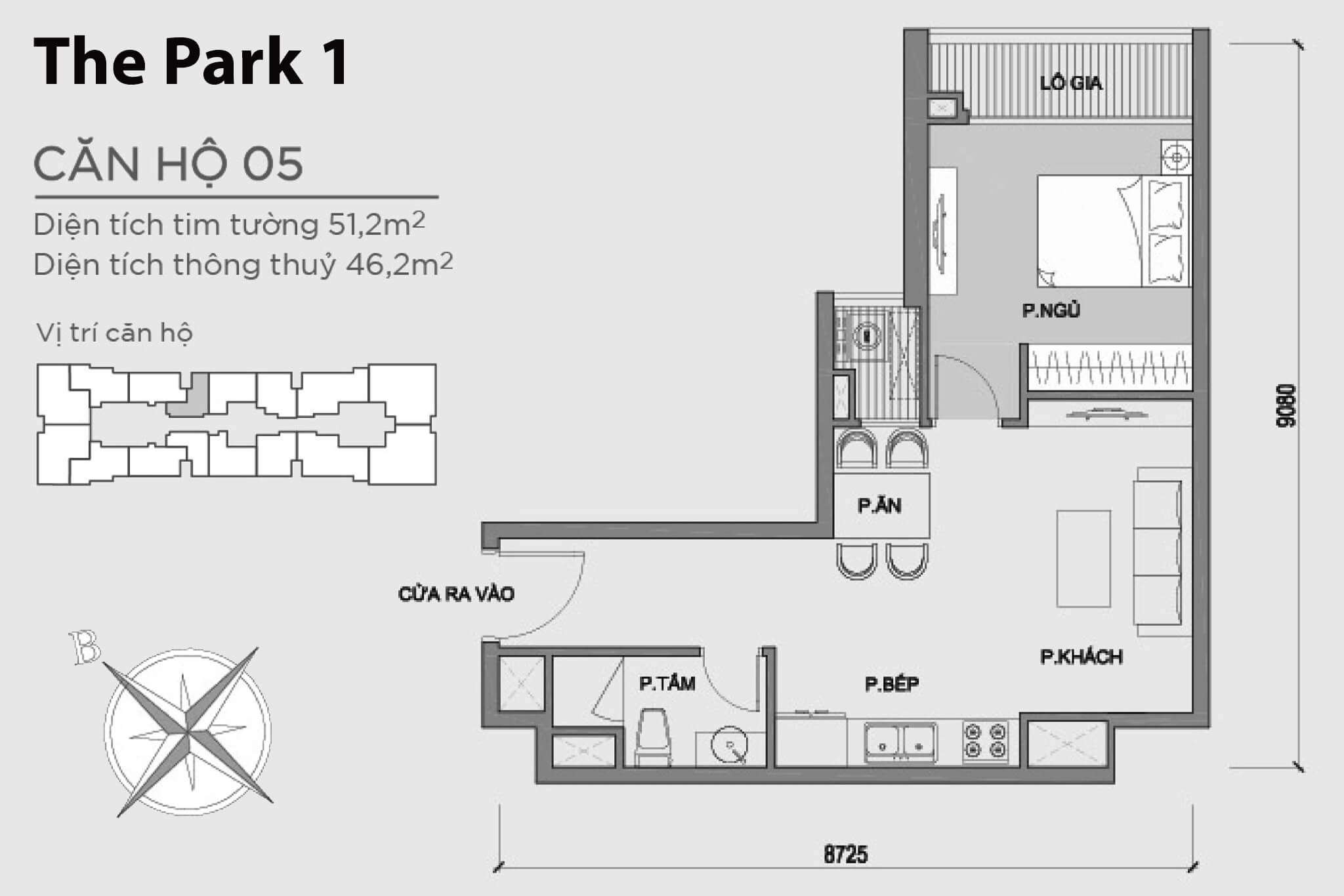 Layout P1-05 | Park 1 - Vinhomes Central Park