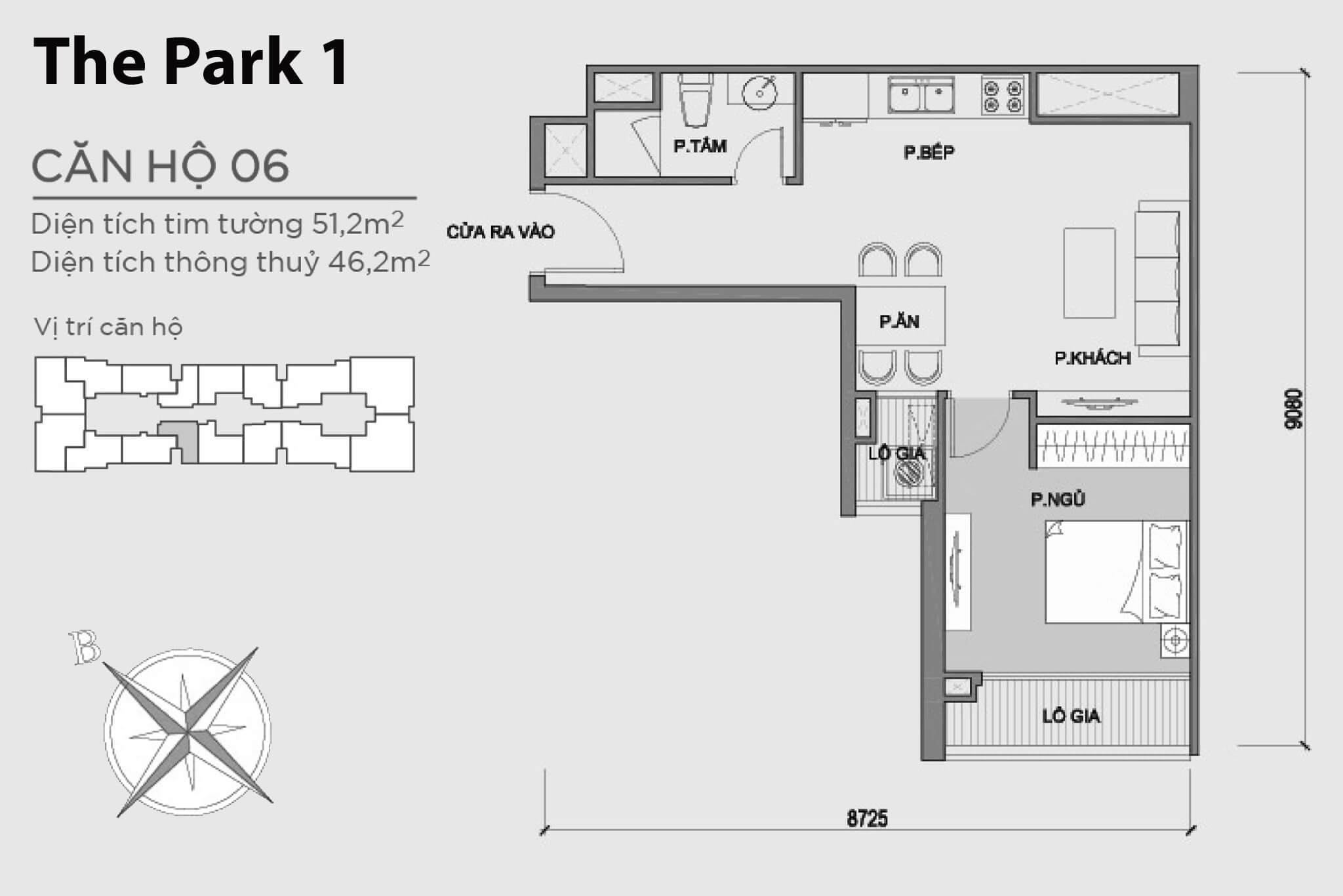 Layout P1-06 | Park 1 - Vinhomes Central Park